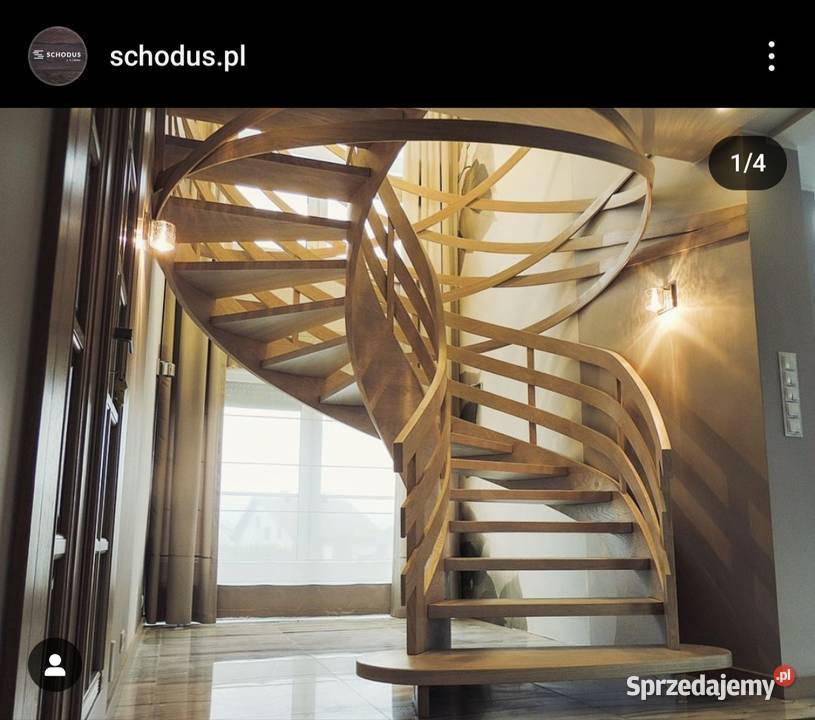 Schody gięte Schody spiralne Schody łuku SCHODUS Wykończenie Nowy Sącz
