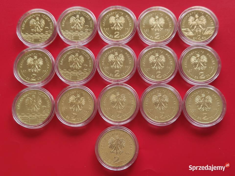 2008r Kompletny rocznik 16 monet 2 GN Lębork