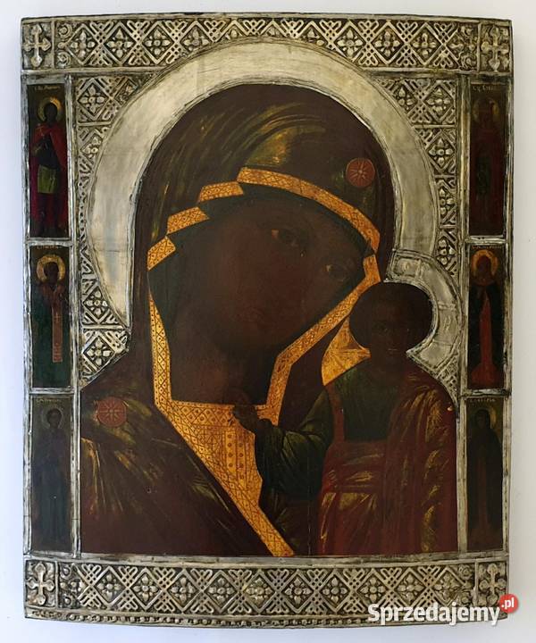Ikona Matka Boża Kazańska XIXw 0172 Warszawa