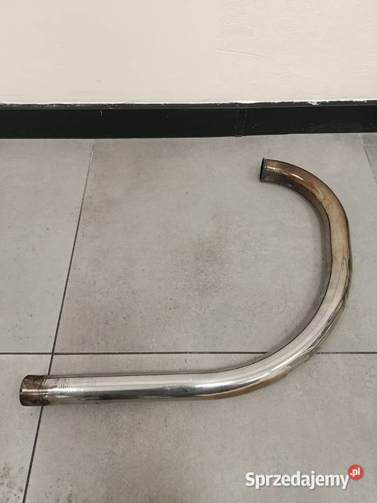 Junak M10 kolanko wydechowe chrom Brodnica