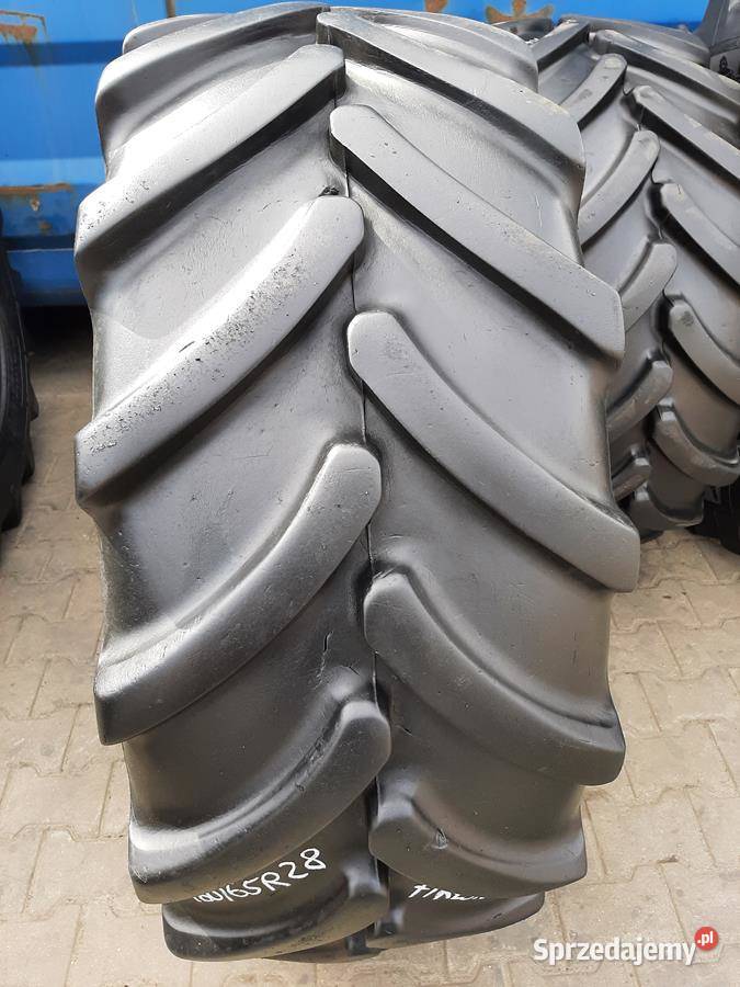 2x Opona używana rolnicza 48065R28 FIRESTONE 900 Zaścianki