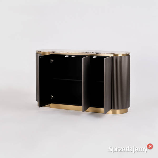 Komoda złota Nutris Glamour Premium 158x40x88