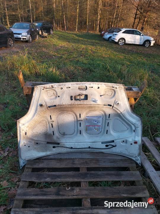 Maska FIAT GRANDE PUNTO biała kod lakieru 296a Kończyce Małe