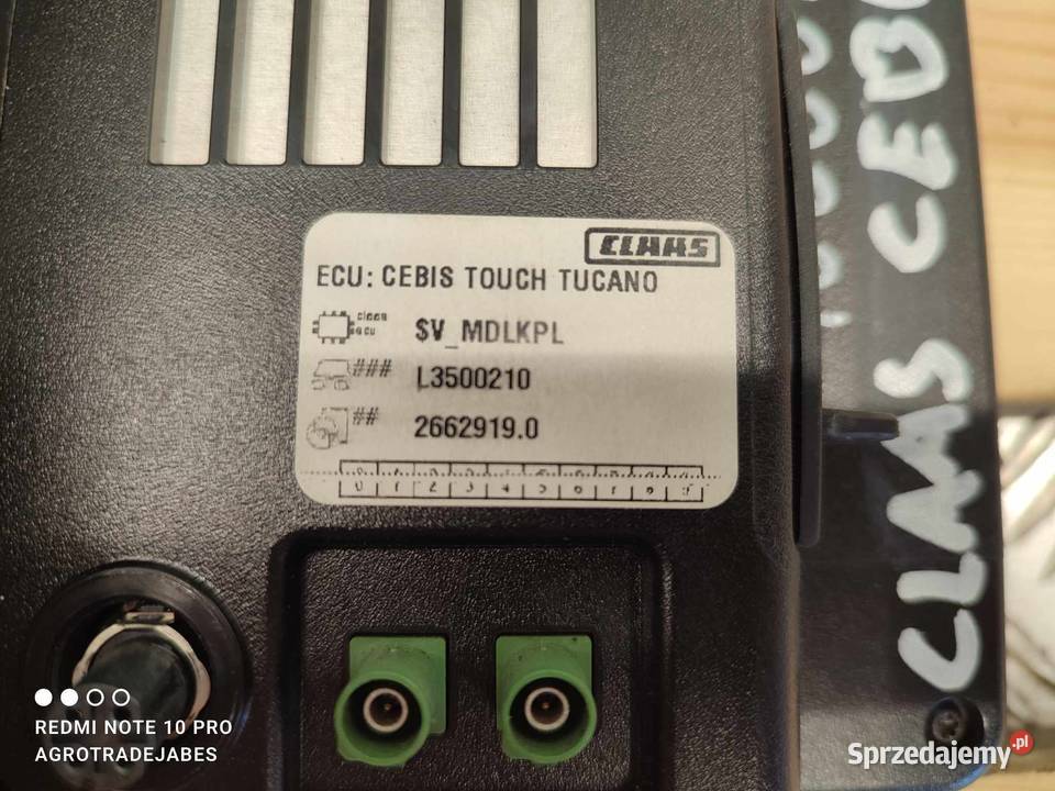 Wyświetlacz Claas Cebis A030 Terminal 12 Pozostałe Części Wilkowo