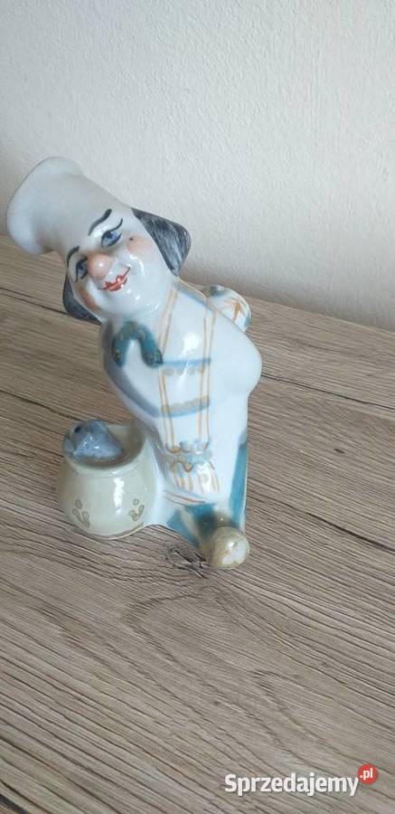 Porcelanowy kucharzsygnowany Płonne łódzkie Przedbórz