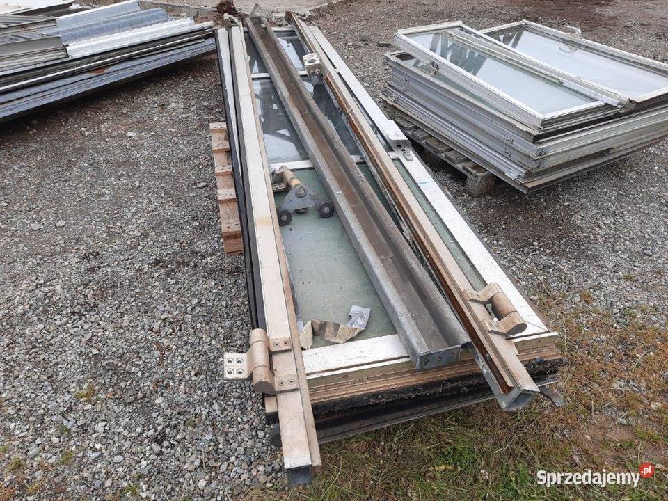 Brama warsztatowa przemyslowa przeszklona Krzczonów-Wójtowstwo