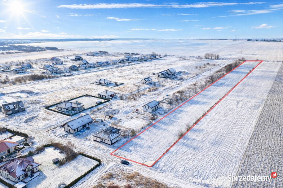 Teren inwestycyjny pod 16 bliźniaków Wołczkowo budowlana