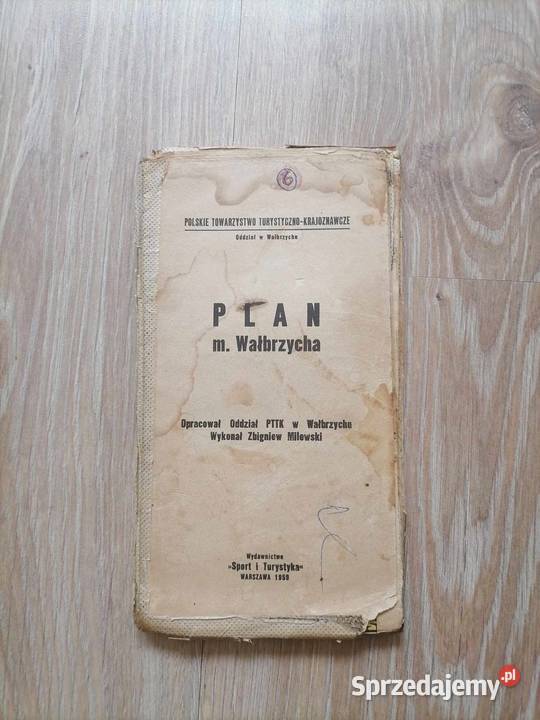 Plan Miasta Wałbrzych 1959