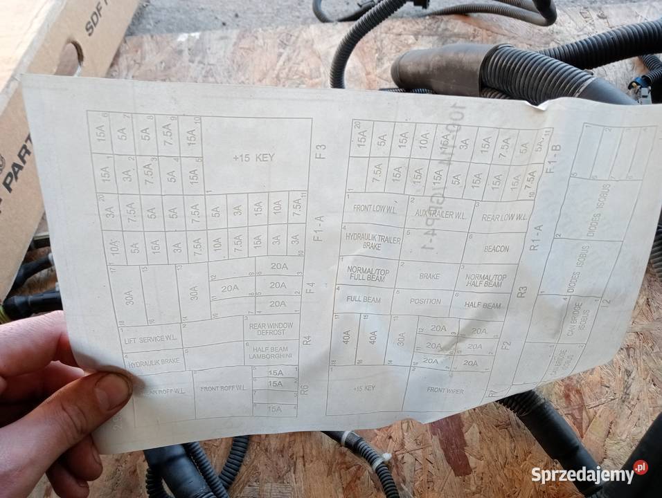 wiązka skrzyni biegów DeutzFahr Agrofarm Koszanowo