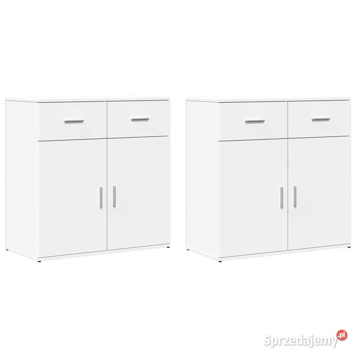 Szafki 2 białe 79x38x80 materiał drewnopochodny Warszawa