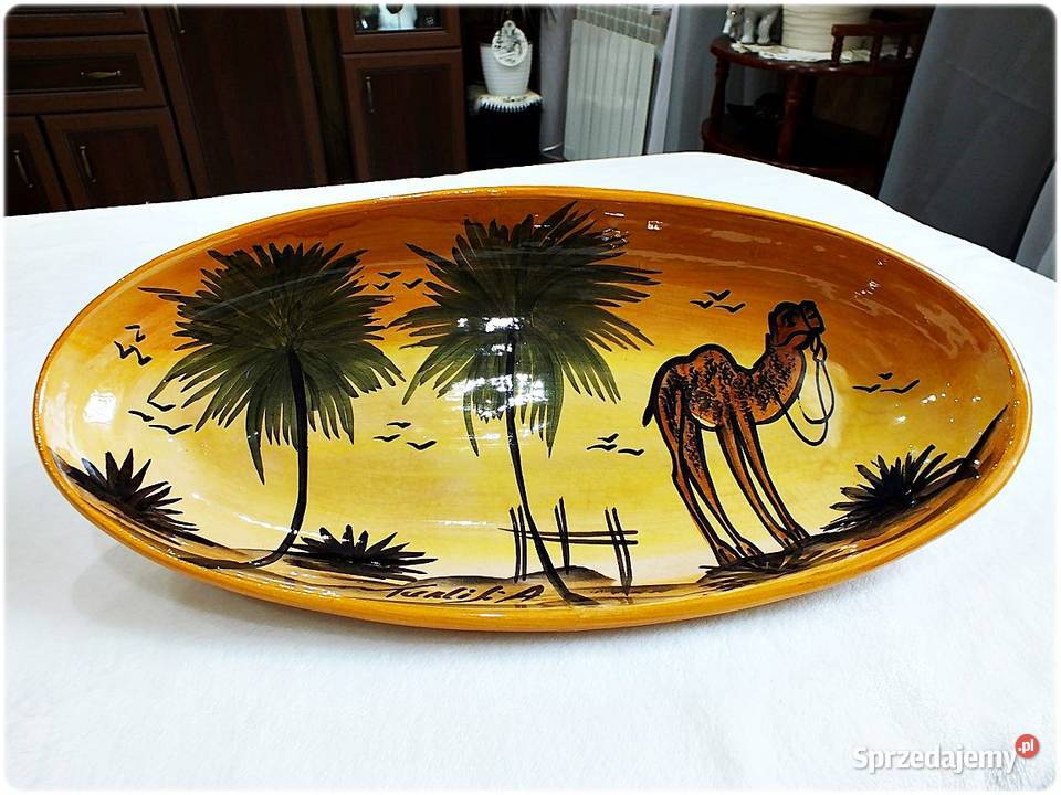 Duży Talerz 40 Patera seria Nie ma wody na wielokolorowy lubuskie Żary