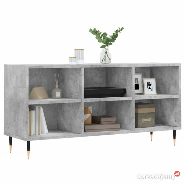 Szafka pod TV szarość betonu 1035x30x50 WM826984 Warszawa sprzedam