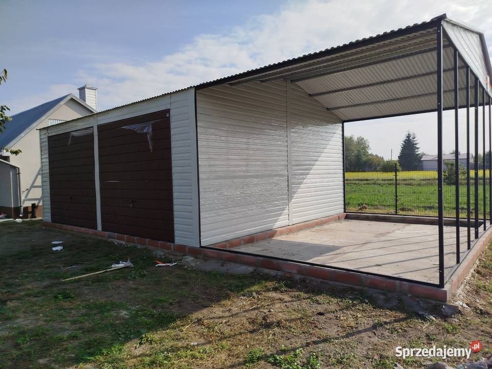 Garaż Blaszany BIAŁY SCHOWEK OGRODOWY MAGAZYN blacha Sprzedaż Końskie sprzedam