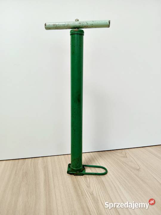 Stara pompka rowerowa zielona PRL Kraków