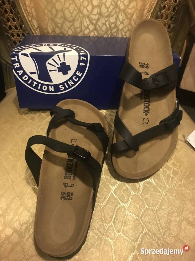 klapki damskie nowe Birkenstock skóra Stanowice