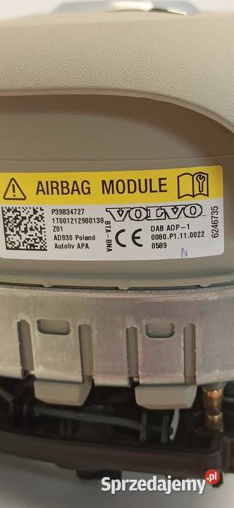 VOLVO V60 CC PODUSZKA AIRBAG KIEROWCY 39834727