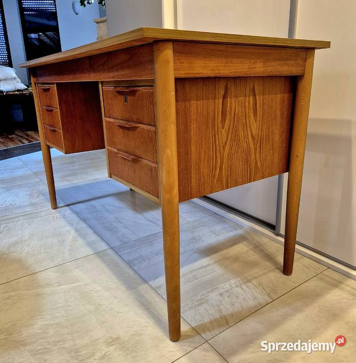 Biurko Teak Dania lata 60 vintage Bydgoszcz sprzedam