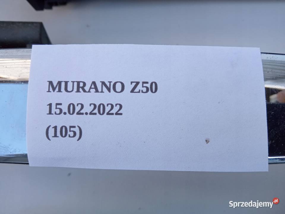 STELAŻ KLAMKI PRAWY TYŁ PRZÓD NISSAN MURANO Z50 Nowy Tomyśl