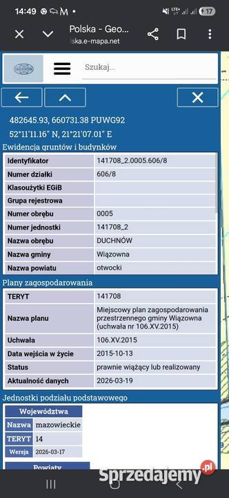 Dom 50m2 plus działka 1306m2 z dostępem do rzeki Duchnów