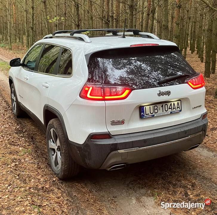 Jeep Cherokee Limited 20 Turbo 4x4 272 2019r 92t elektryczne lusterka Cherokee Lublin sprzedam
