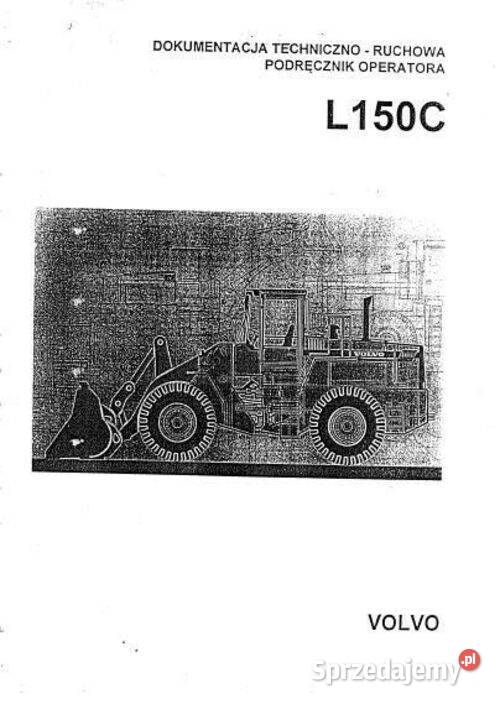 Volvo L150C instrukcja dtr wysyłka ŁADOWARKA Pozostałe Kielce