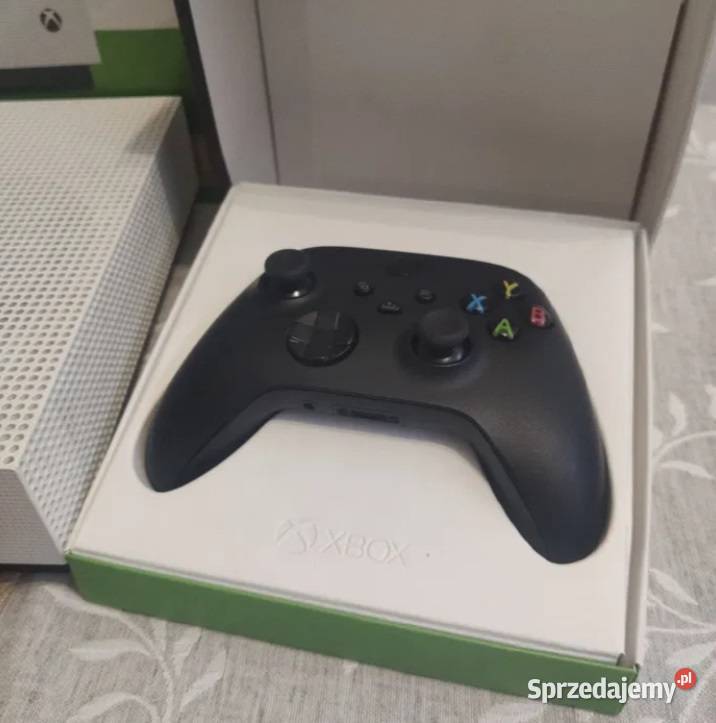 Xbox One S 1TB 2 Pady Xbox SX Pełen zestaw napisy łódzkie