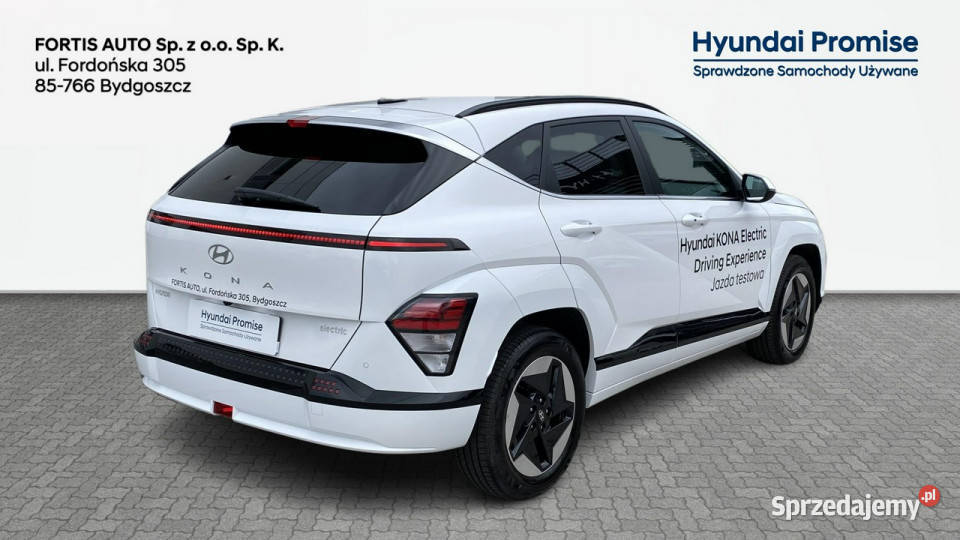 Hyundai Kona 65 kWh zasięg 514 EXECUTIVE Pompa Bydgoszcz