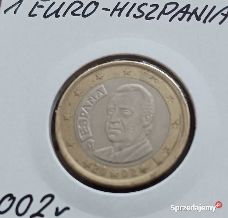 1 Euro Hiszpania 2002 r sprzedam