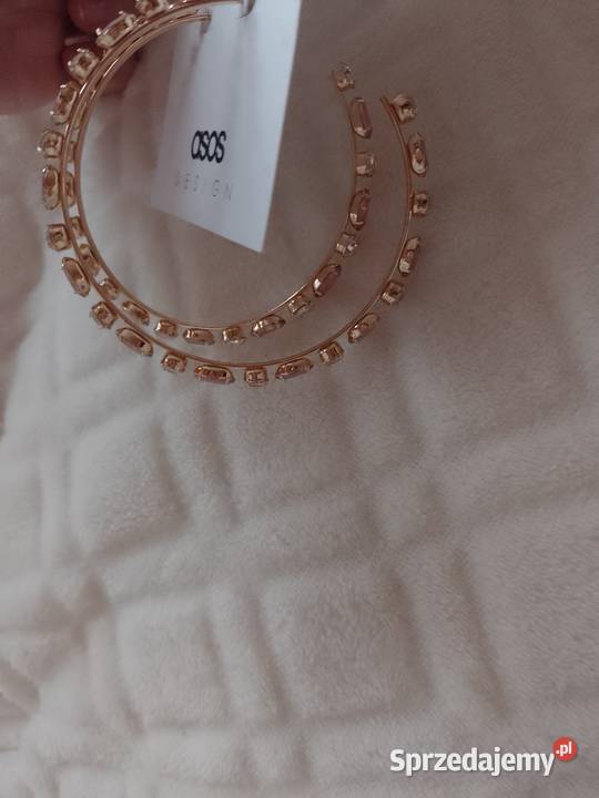 ASOSDuże okrągłe kolczyki bogato zdobione koła Kraków sprzedam