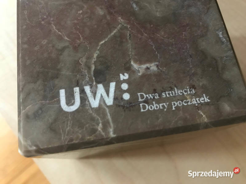 Uniwersytet Warszawski granitowy przycisk do Zabawne gadgety Kielce sprzedam