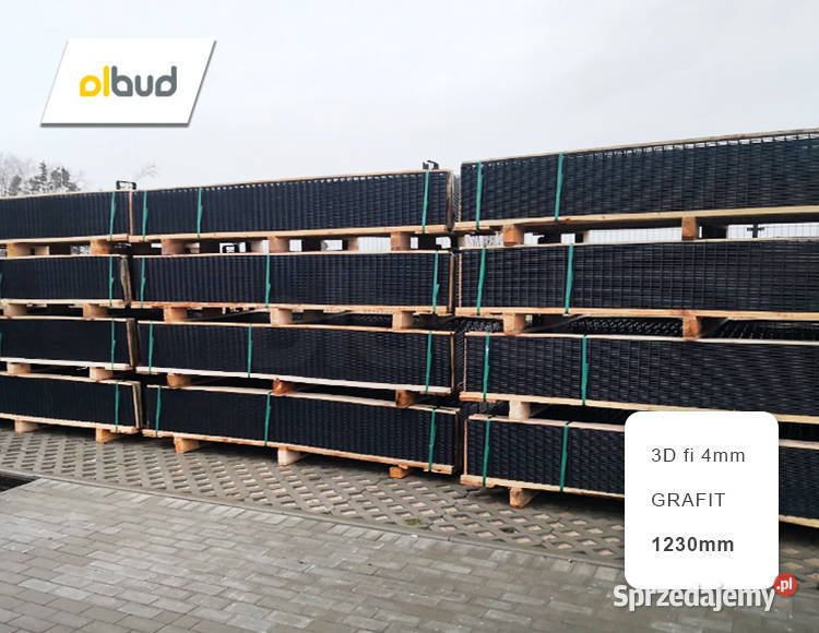 Panel ogrodzeniowy 3D 1230 fi4 grafit Gdańsk