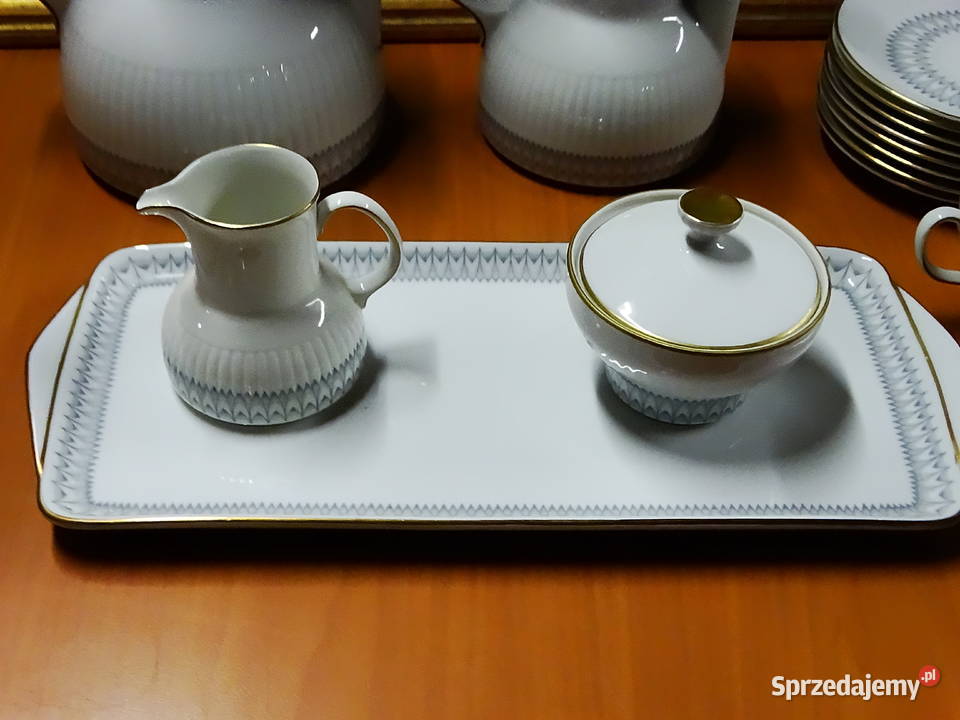 Porcelanowy serwis kawowy marki Knigliche Biłgoraj