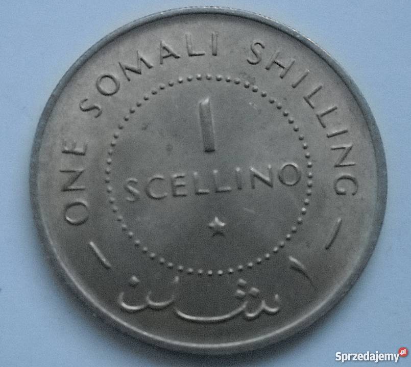 SOMALIA1 SCELLINO1967 r Numizmatyka Legionowo