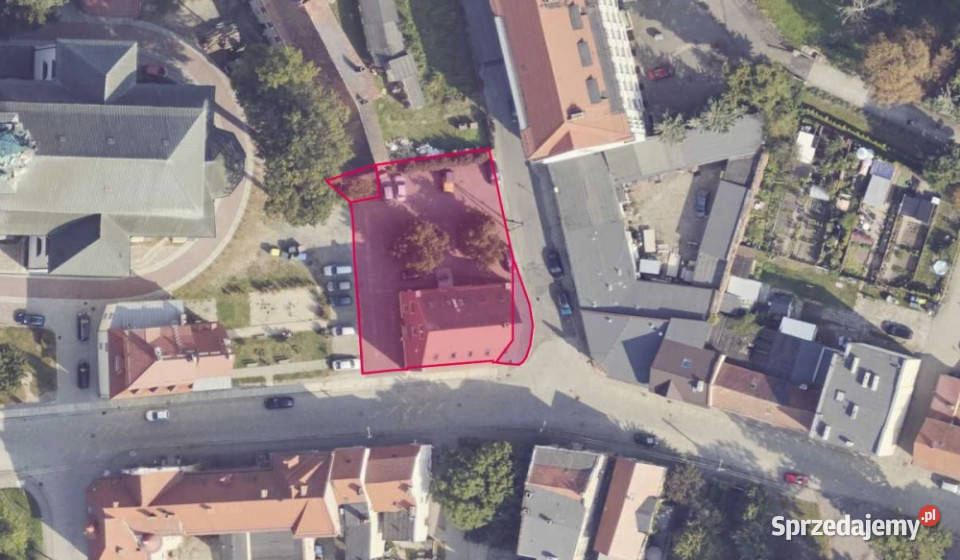 Działka zabudowana budynkiem magazynowo 1470zł/m2 Krosno Odrzańskie