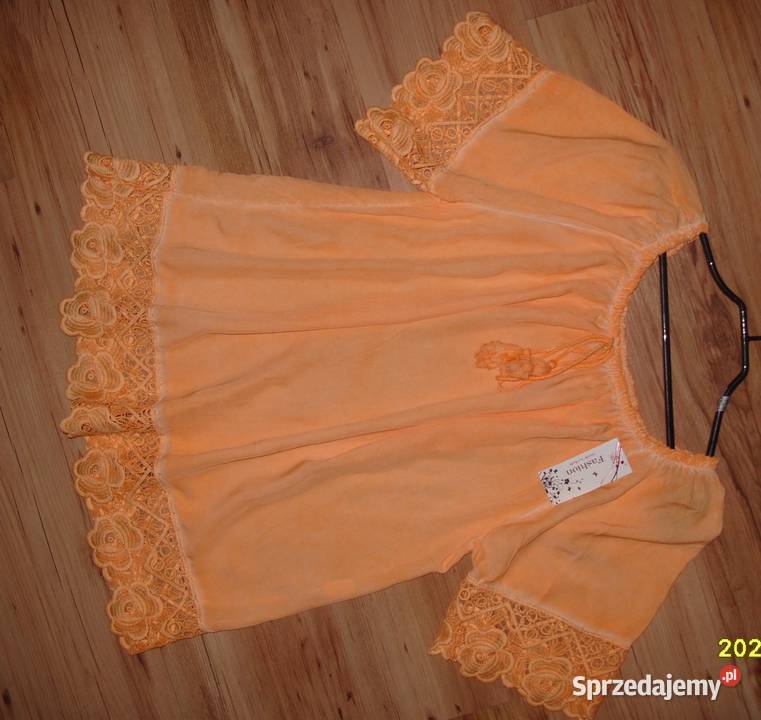 FASHION pomarańczowa hiszpanka hafty Nowa LXL Inny materiał wielkopolskie