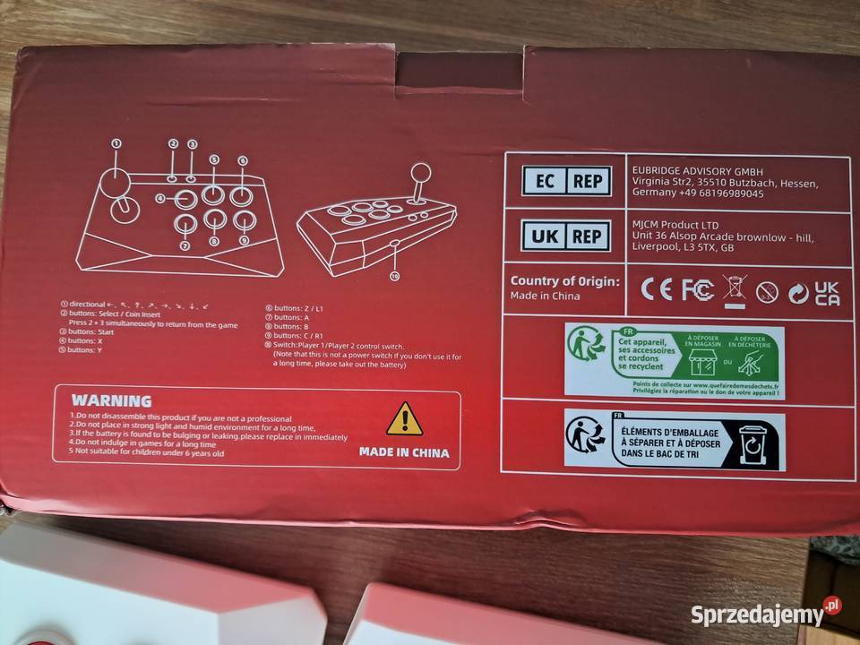 nowa konsola X6 arcade game stick z grami retro Konsole i automaty świętokrzyskie Sandomierz