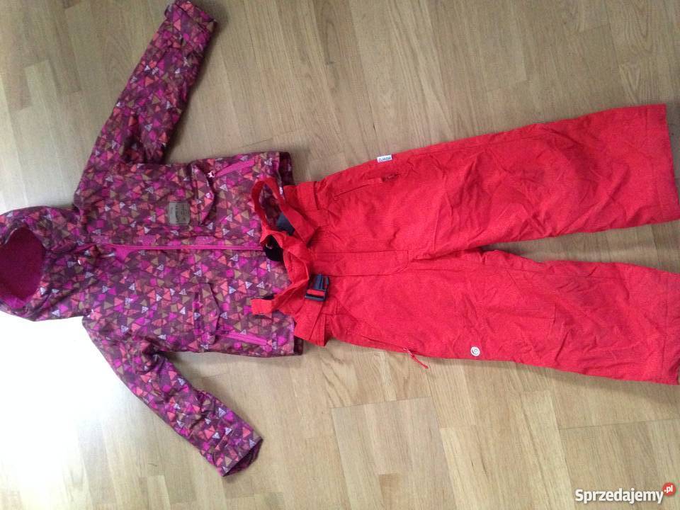 komplet kurtka i spodnie narciarskie 120 łódzkie Łódź
