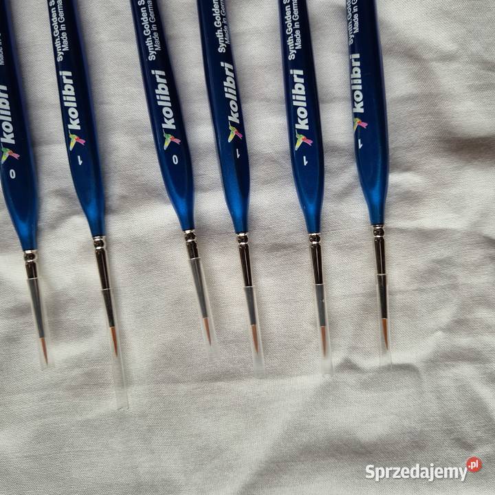 Pędzle Kolibri 6 sztuk nowe sprzedam