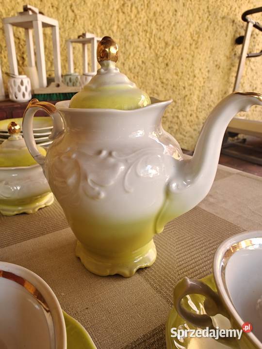 Porcelanowy serwis kawowy Wałbrzych Książ
