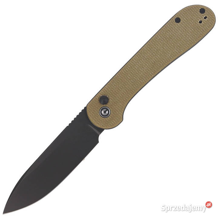 CIVIVI Knife Button Lock Elementum Olive Micarta