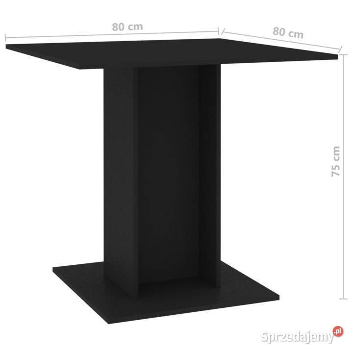 vidaXL Stół jadalniany czarny 800253 Meble Warszawa