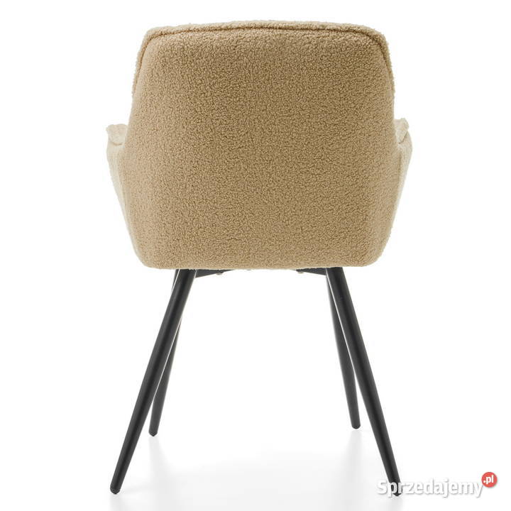 Krzesło Tapicerowane Siena Beżowe Boucle Wysyłka Tarchały Małe