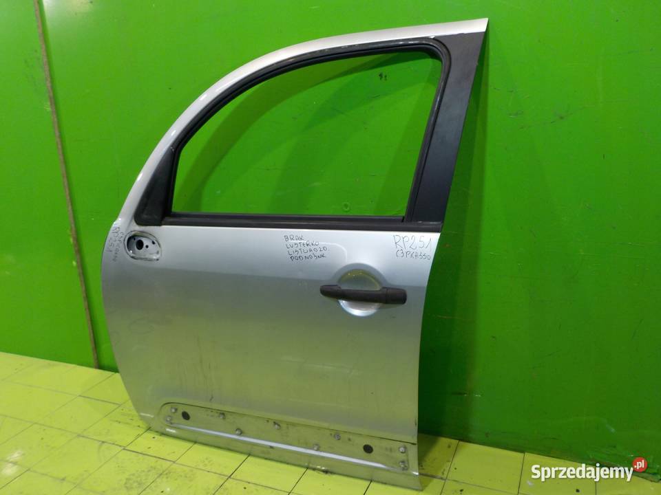 CITROEN C3 PICASSO 16 HDI 09r 5D drzwi lewe Suków