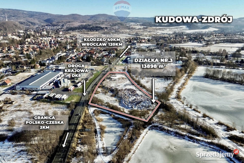 Inwestycyjna działka granicy CZ Kudowa-Zdrój