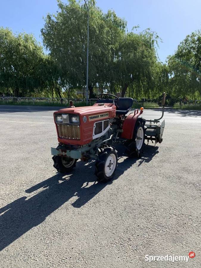 Traktorek Yanmar YM1301 z glebogryzarką 4x4 13 Wisznia Mała