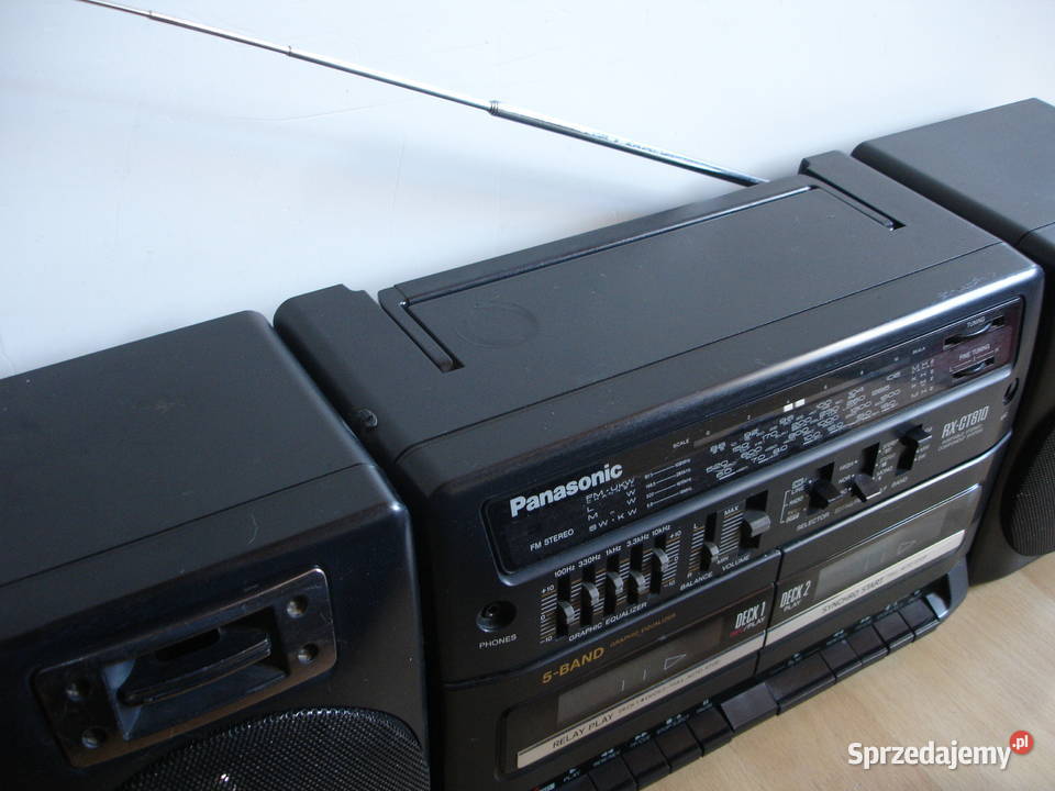 Radiomagnetofon PANASONIC RXCT810 lubuskie Zielona Góra