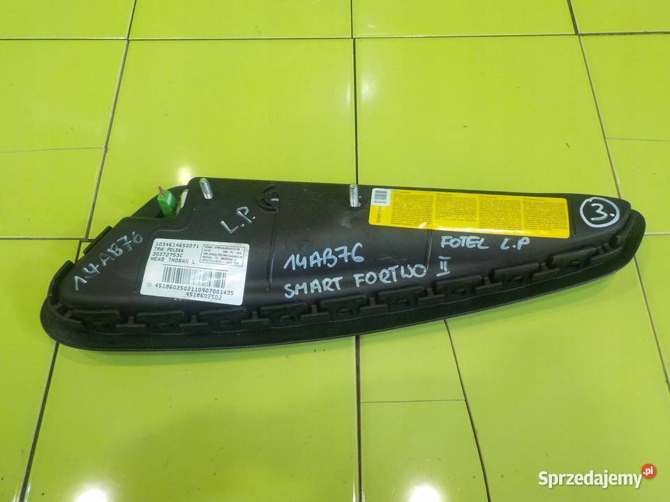 SMART FORTWO II 451 09r 2D AIRBAG poduszka Suków