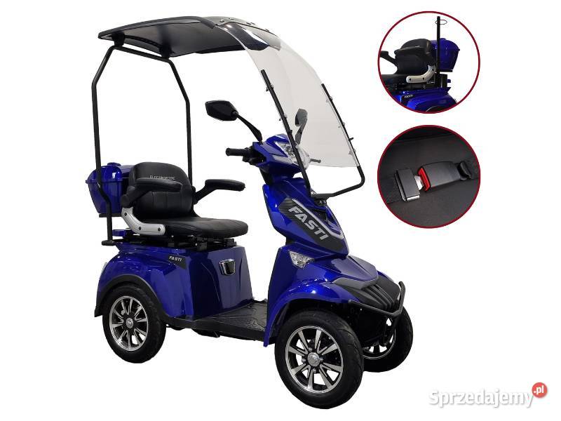 Elektryczny czterokołowy skuter Fasti 4 dach Kraków sprzedam
