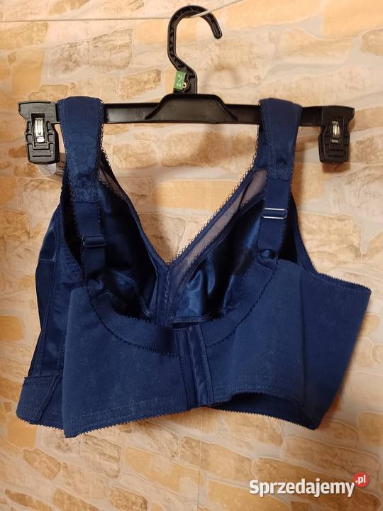 105DD 105E 46XXL Granatowy biustonosz z Londynu Kraków