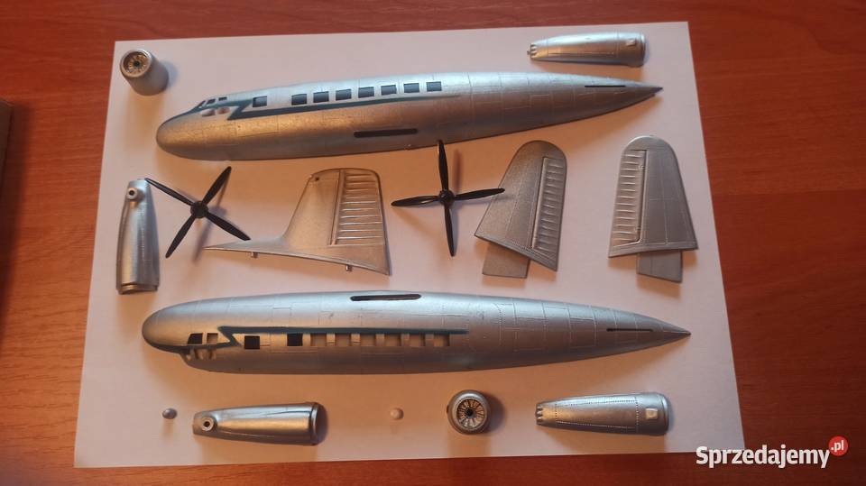 Veb KZschapau Ił 14 Biały kruk Antyk Plasticart małopolskie